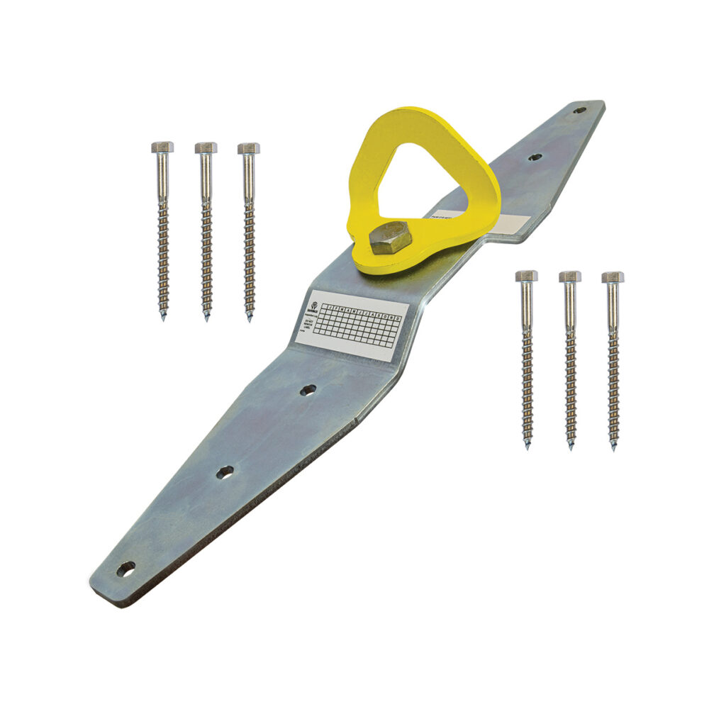 360° Roof Anchor - Heavy Duty Fall Protection Safety Hook for Construction & Roofing - OSHA Compliant for Secure Work at Heights