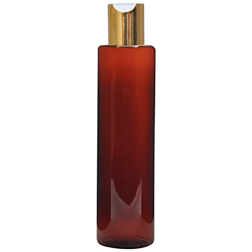 Amber Bottles with Disktop Cap