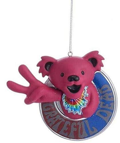 Grateful Dead Peace Pink Christmas Ornament - Handmade Holiday Decor for Tree, Gifts & Festive Home Decorations