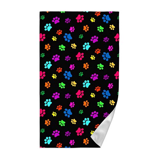 Colorful Dog Cat Paw Print