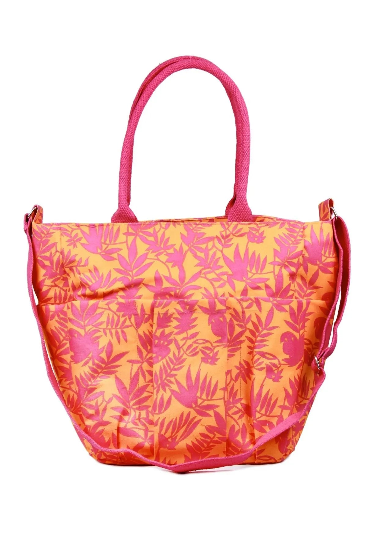 Stylish Coral Leaves Print Weekender Bag - Large Travel Duffel for Women & Men - Perfect for Weekend Getaways, Gym, Beach & Overnight Trips