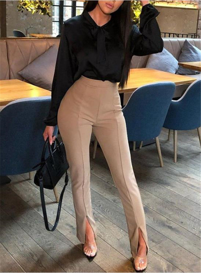 European & American Women's Casual Pants - Stylish Comfortable Trousers for Everyday Wear | Office, Travel & Leisure Outfits