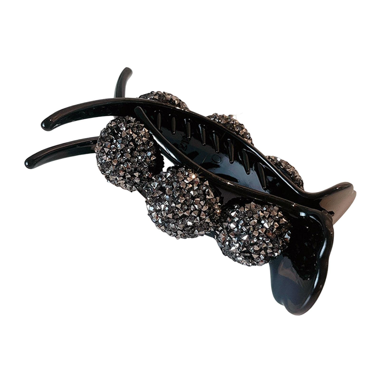 JISADER Acrylic Hair Clips for Women - Non-Slip Barrettes for Long Hair, Perfect for Styling & Bun Hairstyles