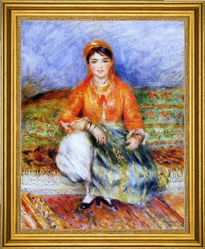 Pierre Auguste Renoir Algerian Girl Art Print - 16