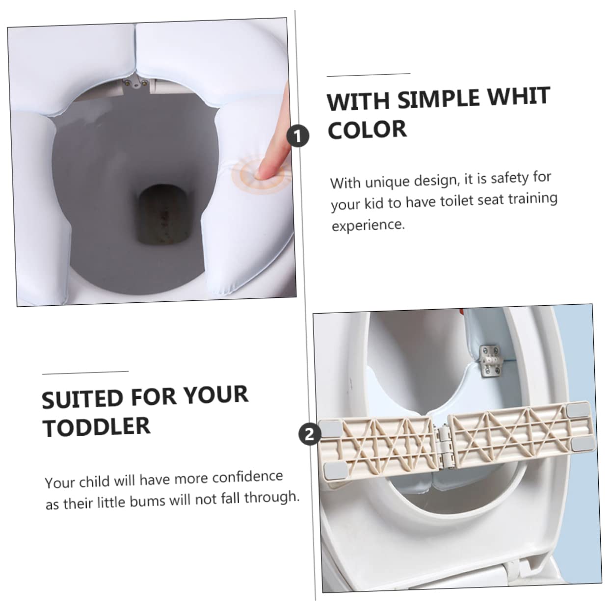 VICASKY Kids Potty Training Seat - Portable Toilet for Boys & Girls - Home & Travel Use