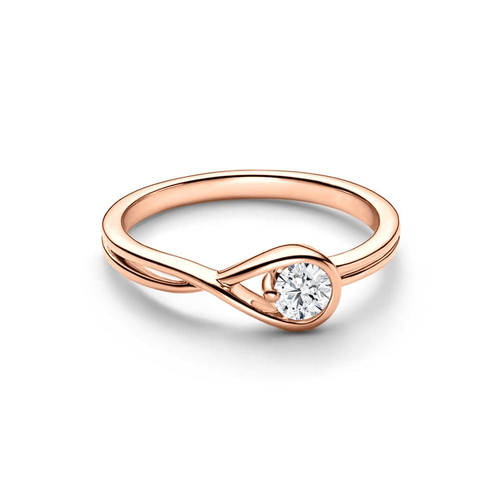 Lab Grown Diamond Promise Ring - 1 Carat Round Cut Solitaire Engagement Ring for Women, 14K White Gold, Ethical & Conflict-Free (Perfect for Proposals, Anniversaries, Valentine's Day Gifts)
