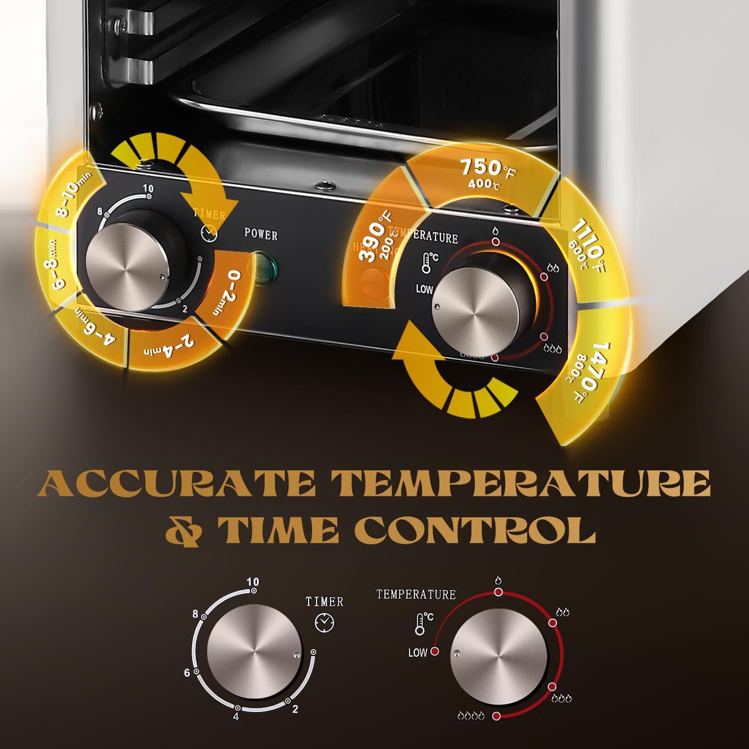 Newhai 1700W Electric Steak Broiler - Commercial Indoor Grill with Adjustable Time & Temperature for Beef, Chicken, Vegetables - Perfect for Restaurants, Home Kitchens & Carnivores (110V US Plug)