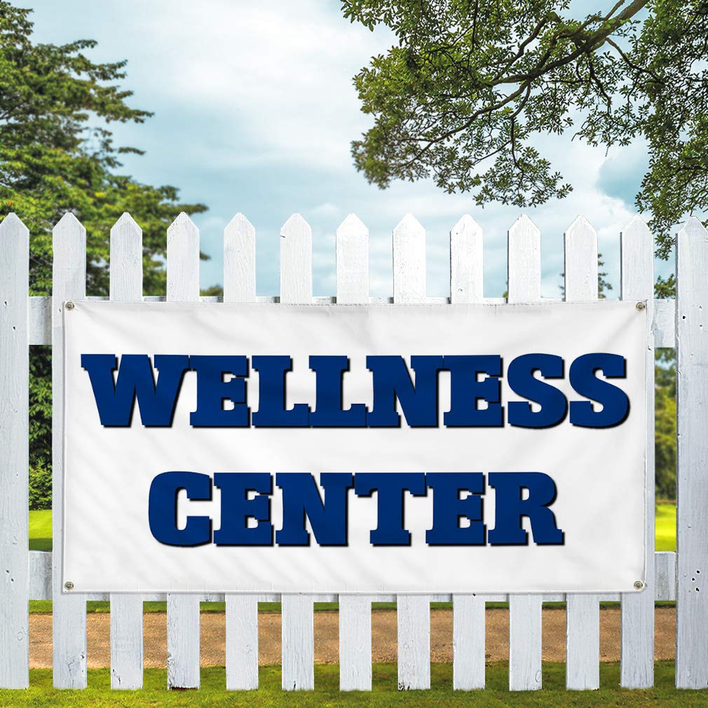 Premium Vinyl Banner for Wellness Centers & Healthcare Businesses - 48x96 Inches, Weatherproof, Outdoor & Industrial Use with 8 Grommets - Perfect for Yard Signs, Storefronts & Event Displays