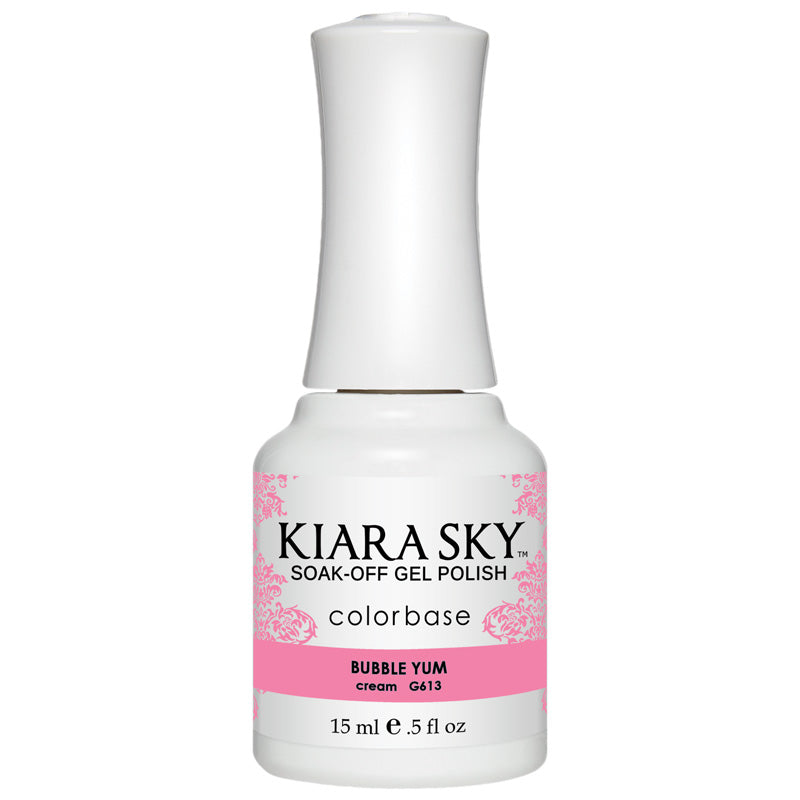 Gel Polish G613 Bubble Yum - Long-Lasting Nail Polish for Salon-Quality Manicures at Home | Perfect for Nail Art, DIY Manicures & Special Occasions