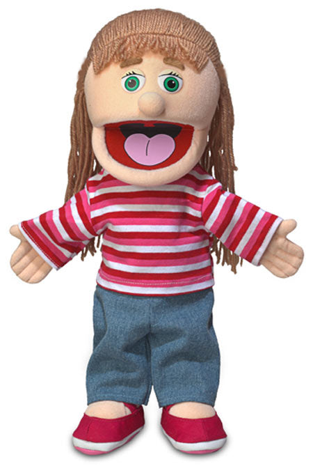 Natalia 36cm Small Hand Puppet - Soft Plush Animal Puppet for Kids, Storytelling & Interactive Play - Perfect for Classroom, Home & Theater (Code 78)