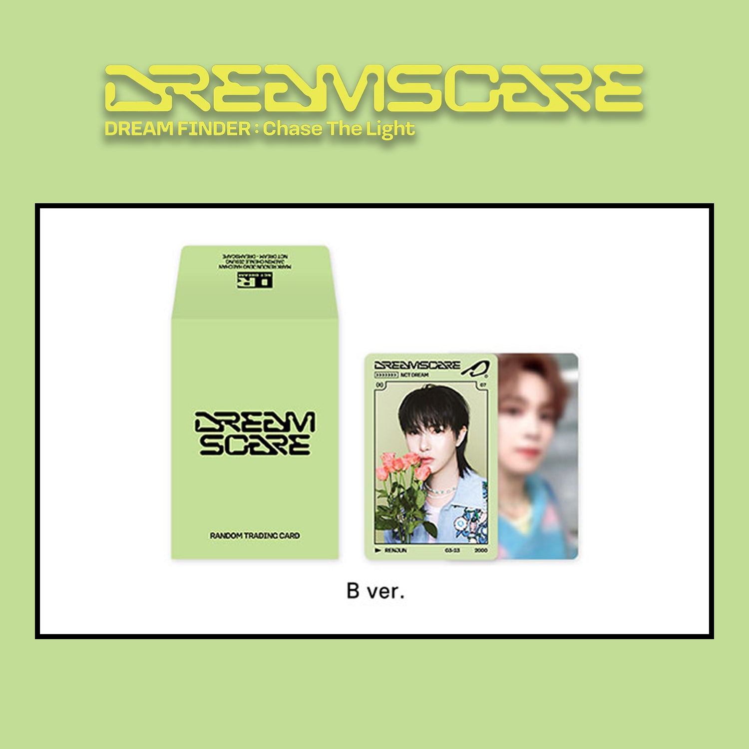 NCT DREAM Official Merchandise 'Dream Finder: Chase The Light' Trading Card Set - K-Pop Collectibles for Fans & Gift Ideas