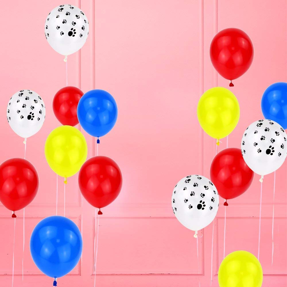 **103-Piece Blue and White Balloon Arch & Garland Kit - 12 Inch Balloons for Baby Showers, Birthday Parties, and Decorations | Includes Red, Royal Blue, White, and Yellow Balloons | Perfect for Blue-Themed Baby Showers, Boy Birthdays, and Toddler Celebrations**