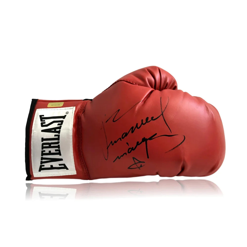 Juan Manuel Marquez Autographed Everlast Boxing Glove with COA - Authentic Signed Memorabilia for Boxing Fans, Collectors & Sports Memorabilia Displays