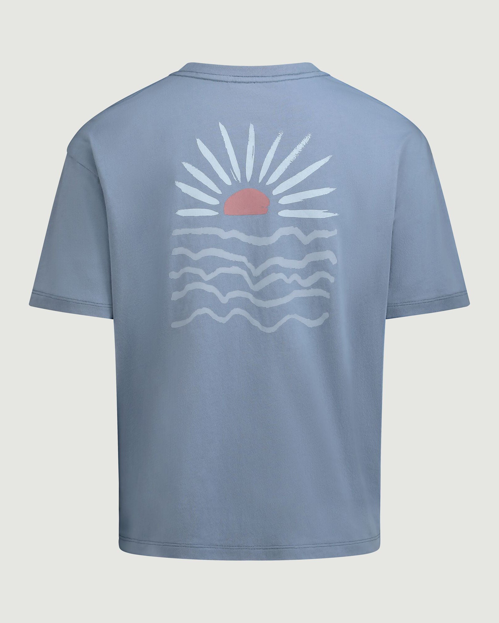 Sunrise Flower Organic Cotton T-Shirt for Women - Soft & Comfortable Casual Wear for Everyday, Workouts, and Outdoor Activities
