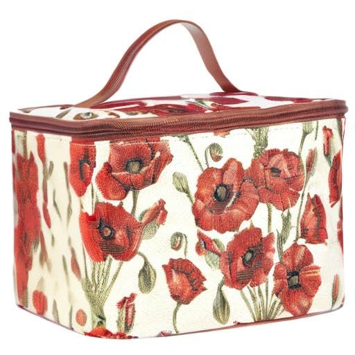 Signare Women's Vanity Bag - Waterproof Toiletry Case & Makeup Organizer for Travel, Gym, and Home - 14 Stylish Designs Available