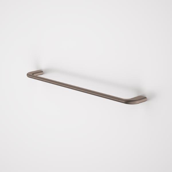 Caroma Contura II 620mm Single Towel Rail in Brushed Bronze - Premium Bathroom Towel Holder for Modern Homes & Luxury Hotels