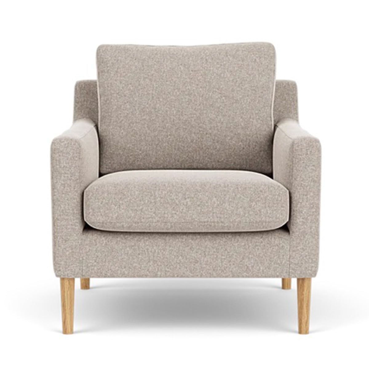 Astha Fabric Armchair - Modern Upholstered Accent Chair for Living Room, Bedroom & Office - Comfortable Lounge Chair with Soft Fabric & Sturdy Frame