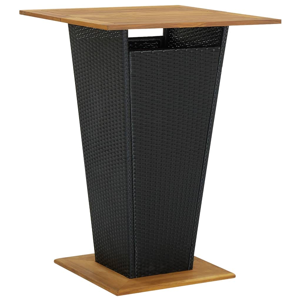 Black Outdoor Coffee Table 31.5
