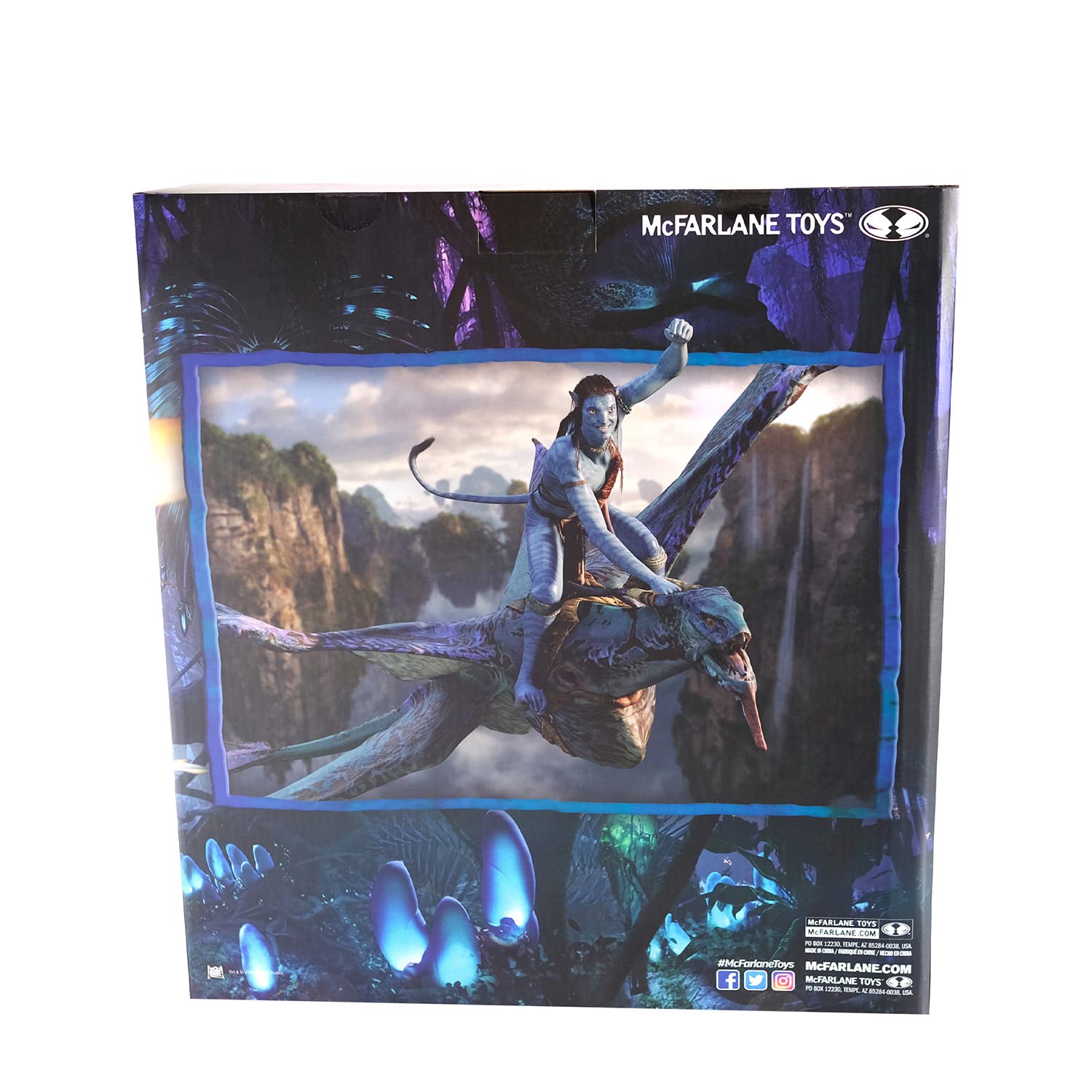 McFarlane Toys Avatar Jake Sully & Mega Banshee BOB 7-Inch Action Figure - Collectible Movie Toy for Fans, Display & Play - Perfect for Avatar Merchandise Collectors & Gift Giving