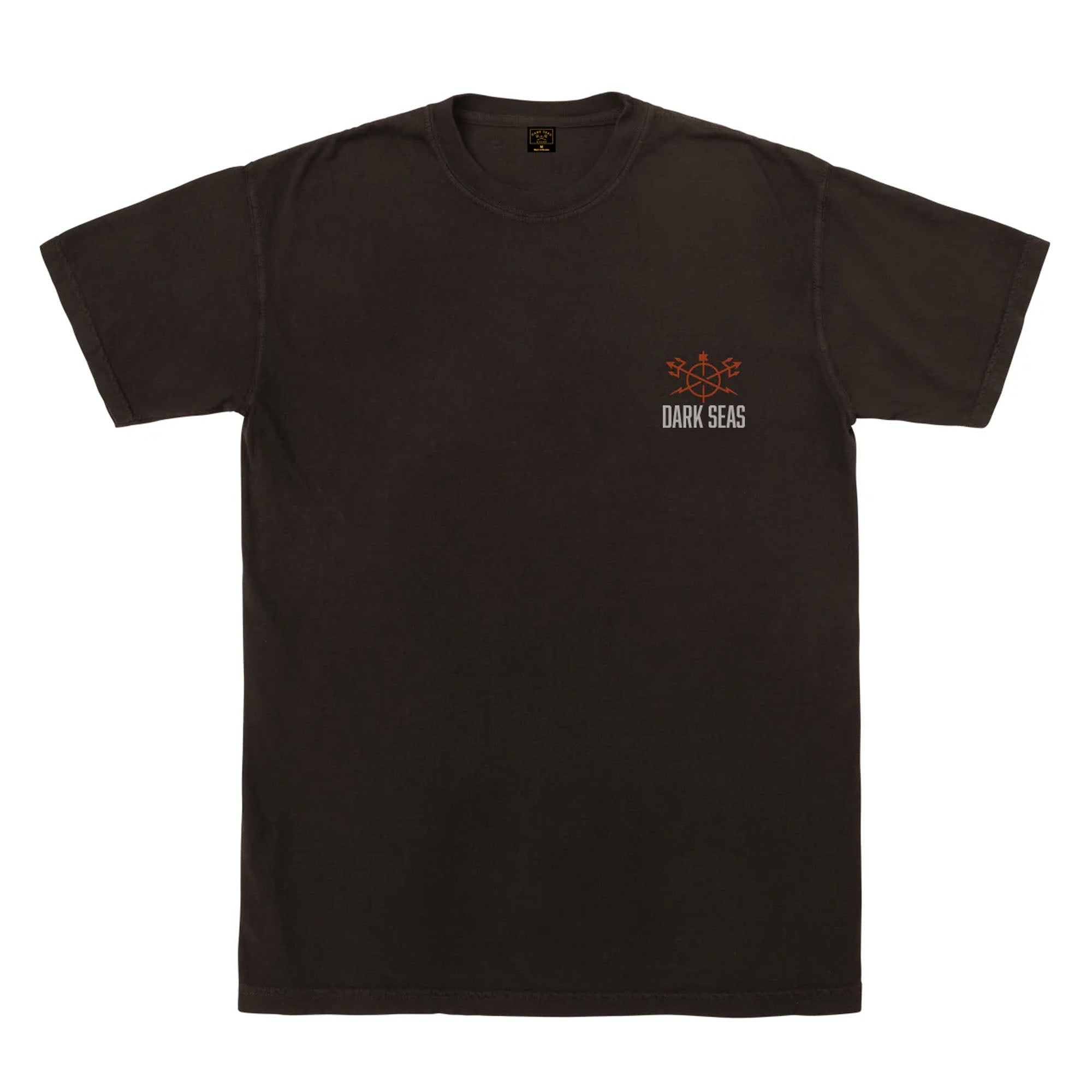 Dark Seas Field Mark Men's Short Sleeve T-Shirt - Black | Casual Wear, Outdoor Activities & Everyday Comfort