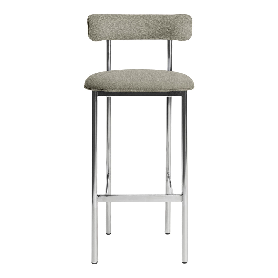 David Thulstrup Font Light Barstool - Modern Scandinavian Bar Stool for Kitchen Island & Breakfast Nook - Contemporary Design from Copenhagen