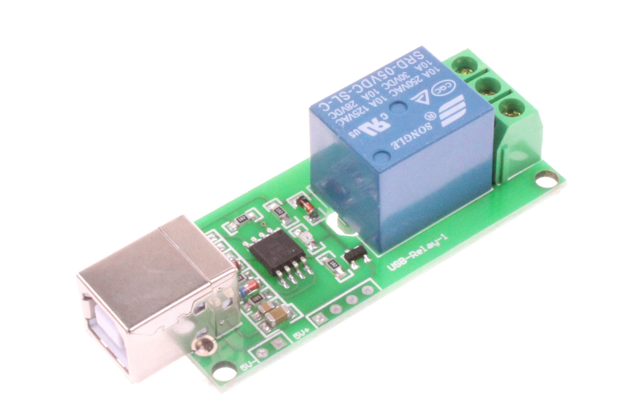 NOYITO 5V USB Relay Module - 1-Channel PC Control Switch for Smart Home Automation