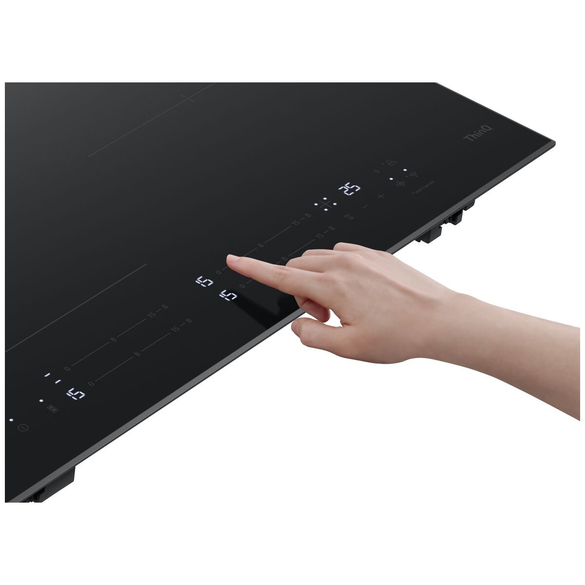 LG 60cm Series 7 Induction Cooktop with 4 Zones & Flexi Zone - BCI607T4BG - Perfect for Home Kitchen, Restaurant & Commercial Cooking