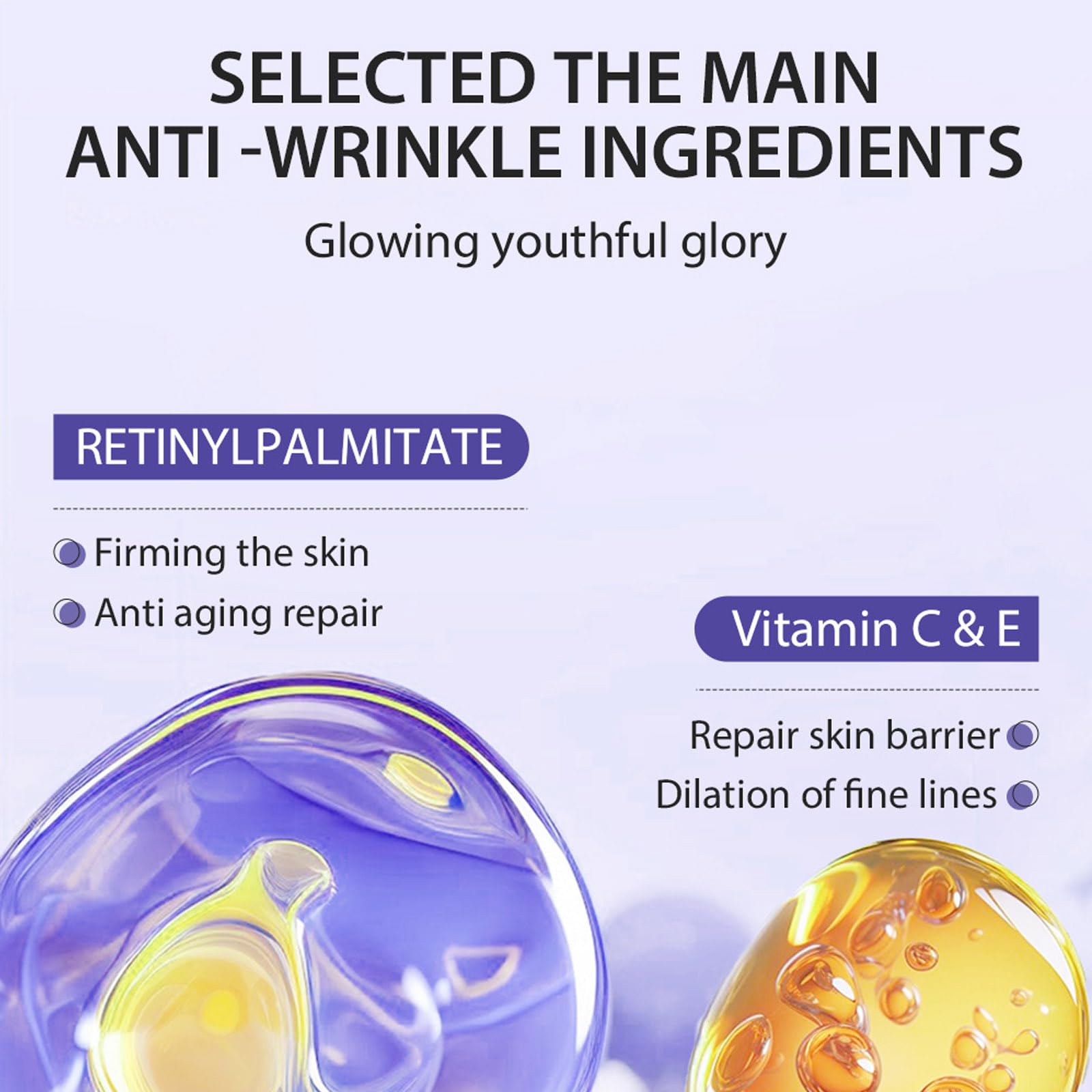 Retinol Serum & Collagen Serum for Face - Anti Aging Skin Care Set with Hyaluronic Acid & Vitamin E - Wrinkle Repair & Skin Nourishment for Women (2 Bottles) - Perfect for Night Routine & Daily Skincare Regimen