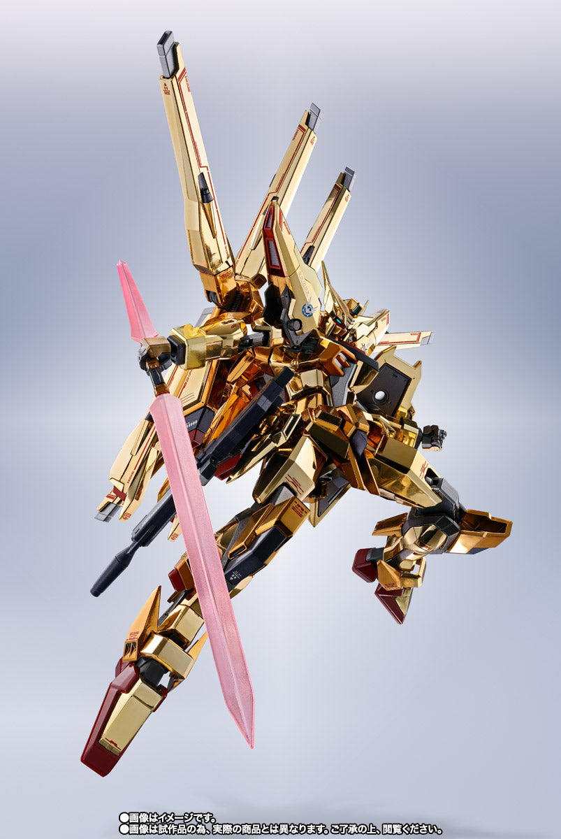 Bandai Metal Robot Spirits Gundam Seed Freedom ORB-01 Akatsuki Shiranui Unit Action Figure - High-Quality Collectible Model Kit for Anime Fans & Gundam Enthusiasts | Perfect for Display, Collection, and Role-Playing Battles