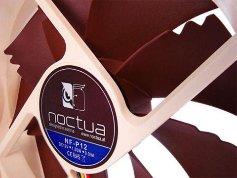 Noctua NF-P12 120mm Premium Quiet Computer Fan with Vortex Control - Perfect for PC Cooling, Gaming Rigs & Workstations