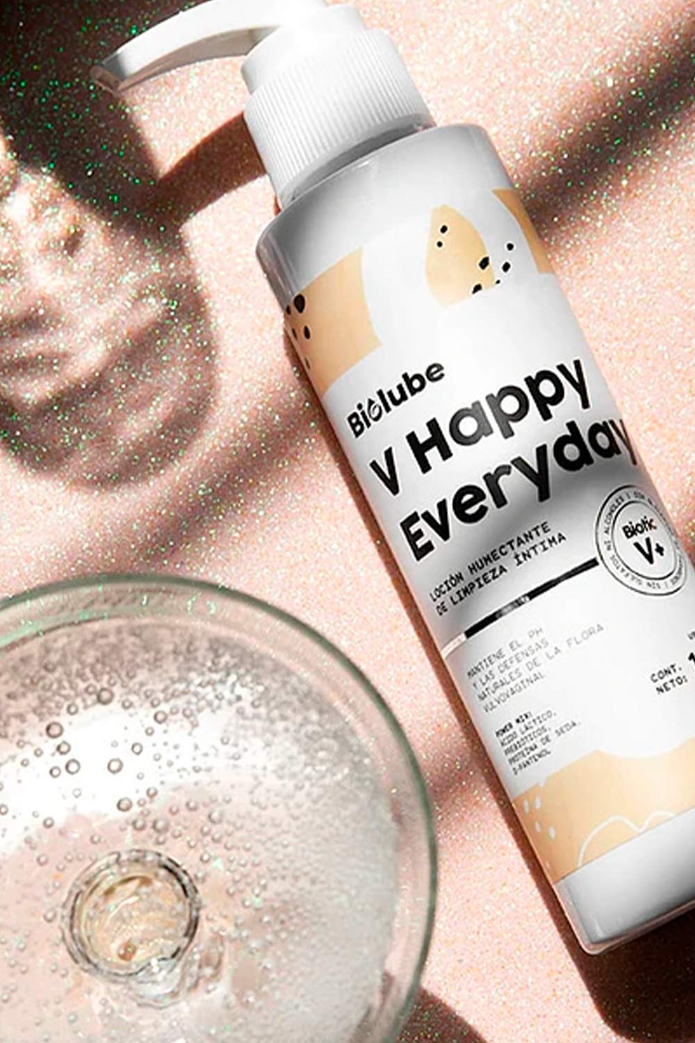 V HAPPY EVERYDAY Intimate Hygiene Lotion for Women - Gentle pH Balance Feminine Wash for Daily Care & Freshness | Perfect for Travel, Gym & Sensitive Skin