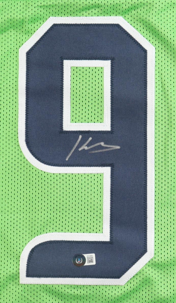 Kenneth Walker III Seattle Seahawks Signed Green Football Jersey - Authentic NFL Collectible for Fans & Memorabilia Enthusiasts - Perfect for Display, Gifting, and Game Day