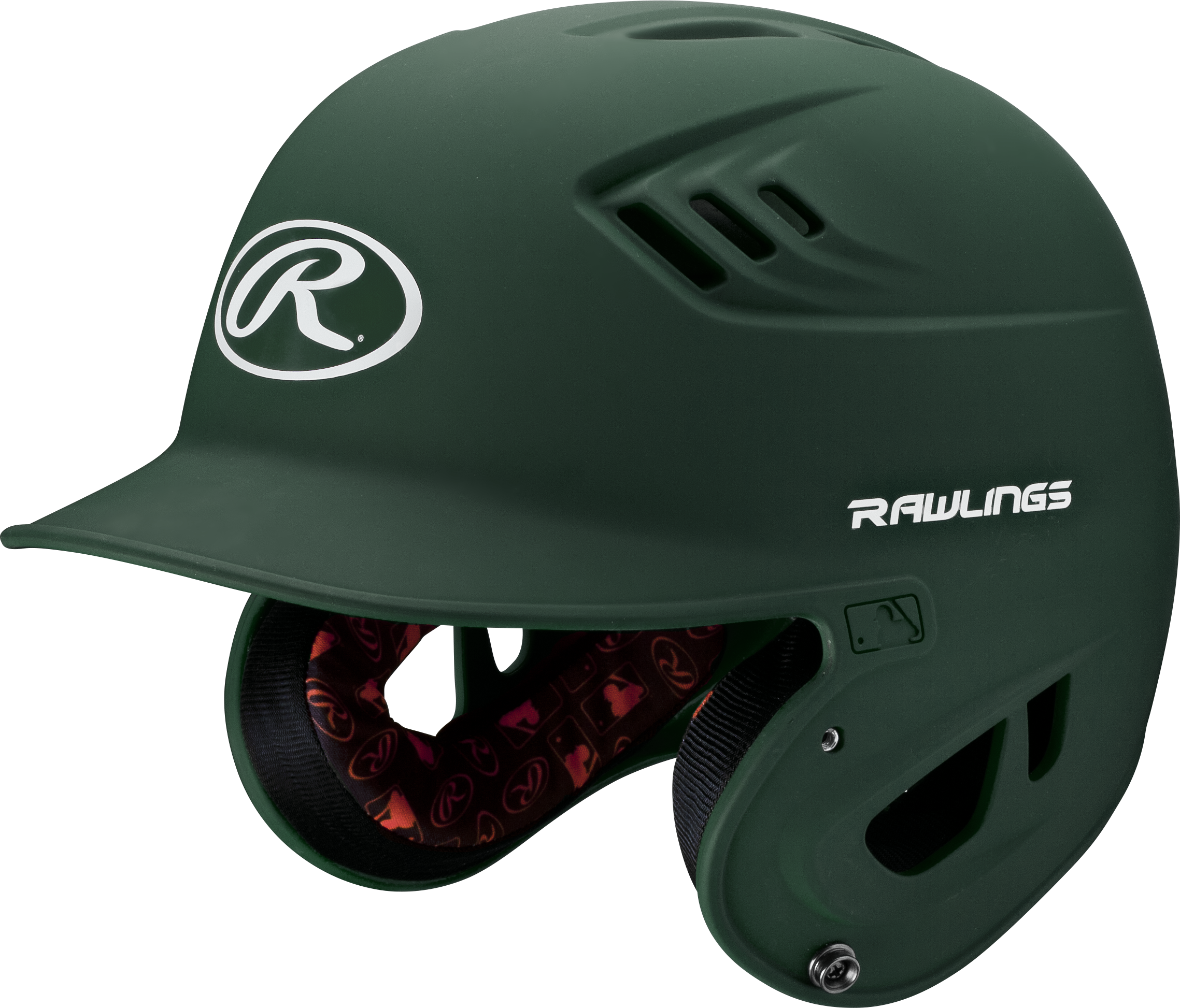Rawlings R16 Matte Baseball Helmet - Single Tone Youth/Adult Protective Gear for Baseball, Softball & Training - R16M Model