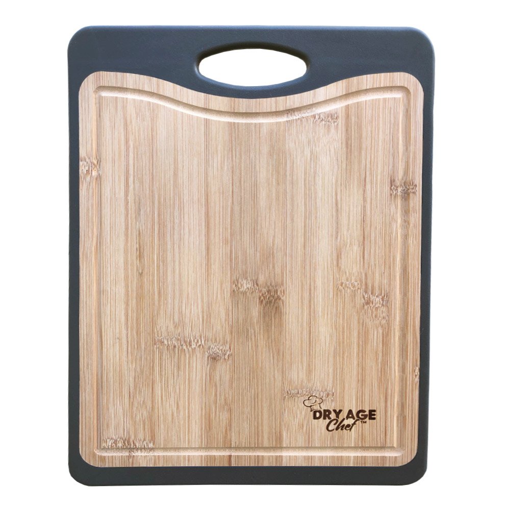 **Premium Hybrid Cutting Board & Chef Knife Set with Glory Record Book & Starter Guide - Free Pin or Cufflinks Gift Combo by Dry Age Chef - Ideal for Father's Day, Home Cooking & Professional Kitchens**