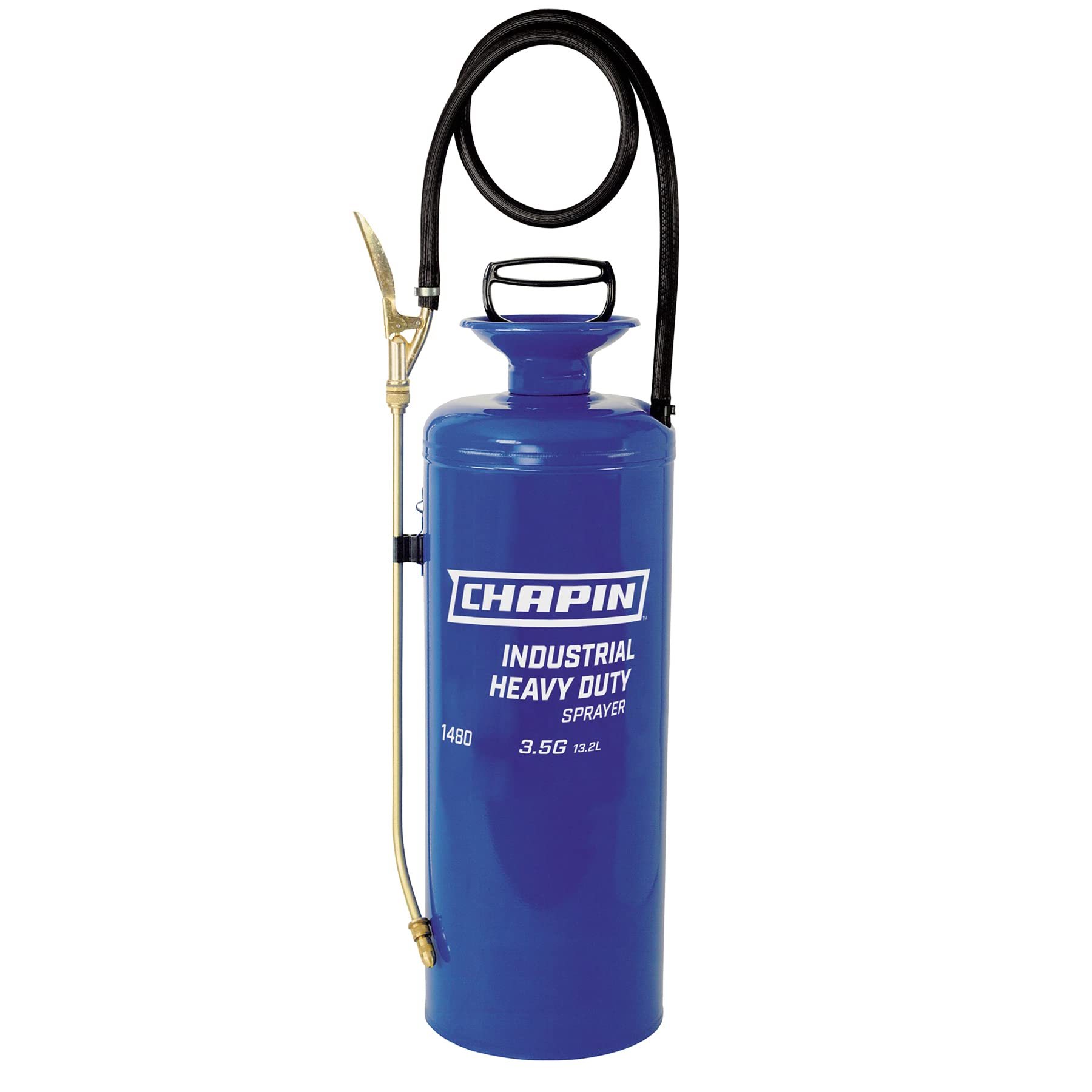 Chapin 1480 Industrial 3.5-Gallon Funnel Top Professional Sprayer - Heavy Duty, Blue - Perfect for Lawn Care, Pest Control & Agricultural Use