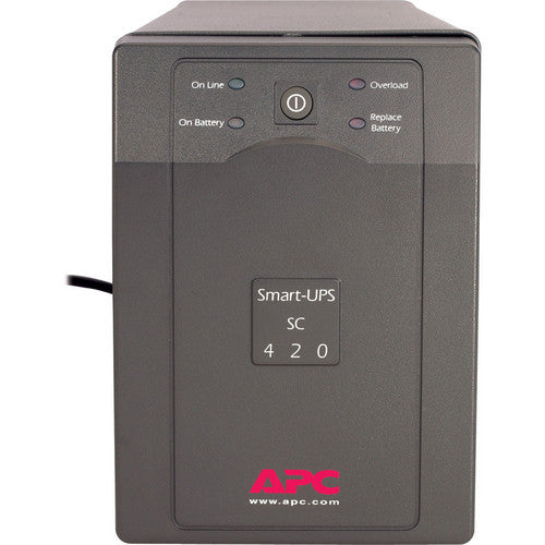 APC Smart-UPS SC 420VA 120V Uninterruptible Power Supply (UPS) - Reliable Backup Power for Home Office, Networking Equipment & Electronics