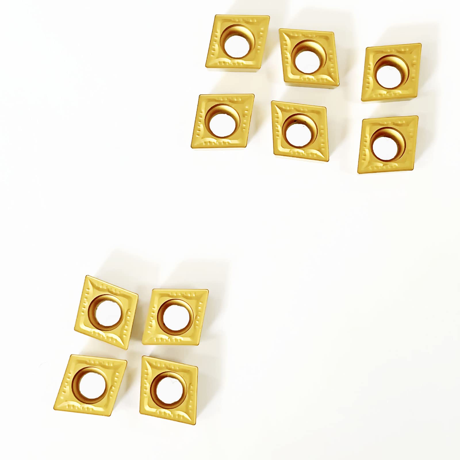 Premium CCMT09T304 Carbide Turning Inserts for CNC Lathe - 10pcs/Box - High Performance for Steel, Cast Iron & Metal Machining - Ideal for Industrial Manufacturing & Precision Engineering