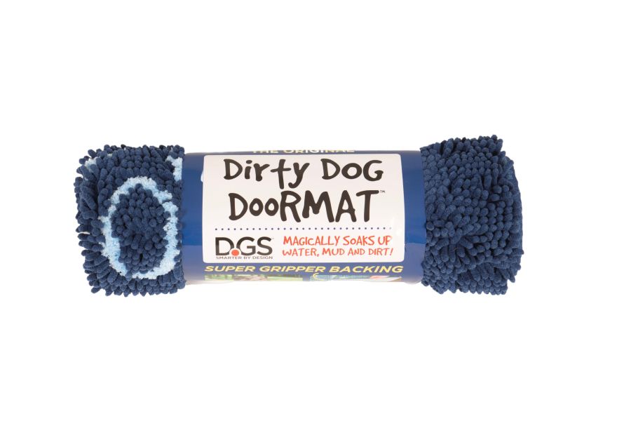 Dogs Gone Smart Dirty Dog Doormat - Absorbent Microfiber Doormat for Pet Paws - Perfect for Entryways, Mudrooms & Pet Areas