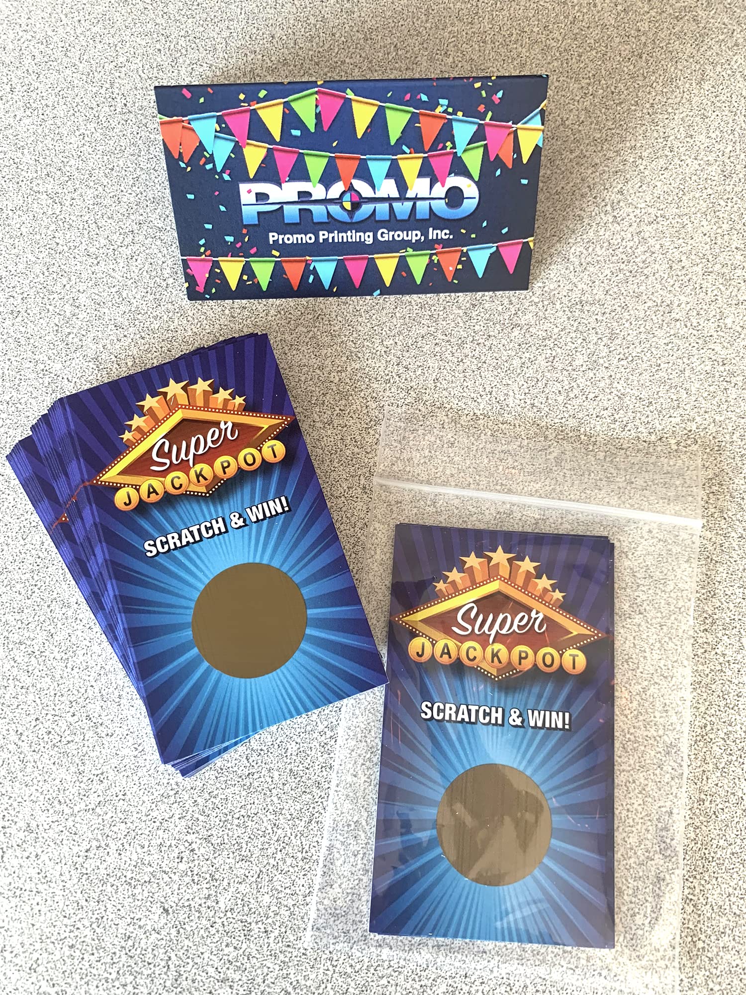 Super Jackpot Scratch Off Lottery Tickets - 30 Pack for Fun Prizes & Games at Parties, Events & Fundraisers