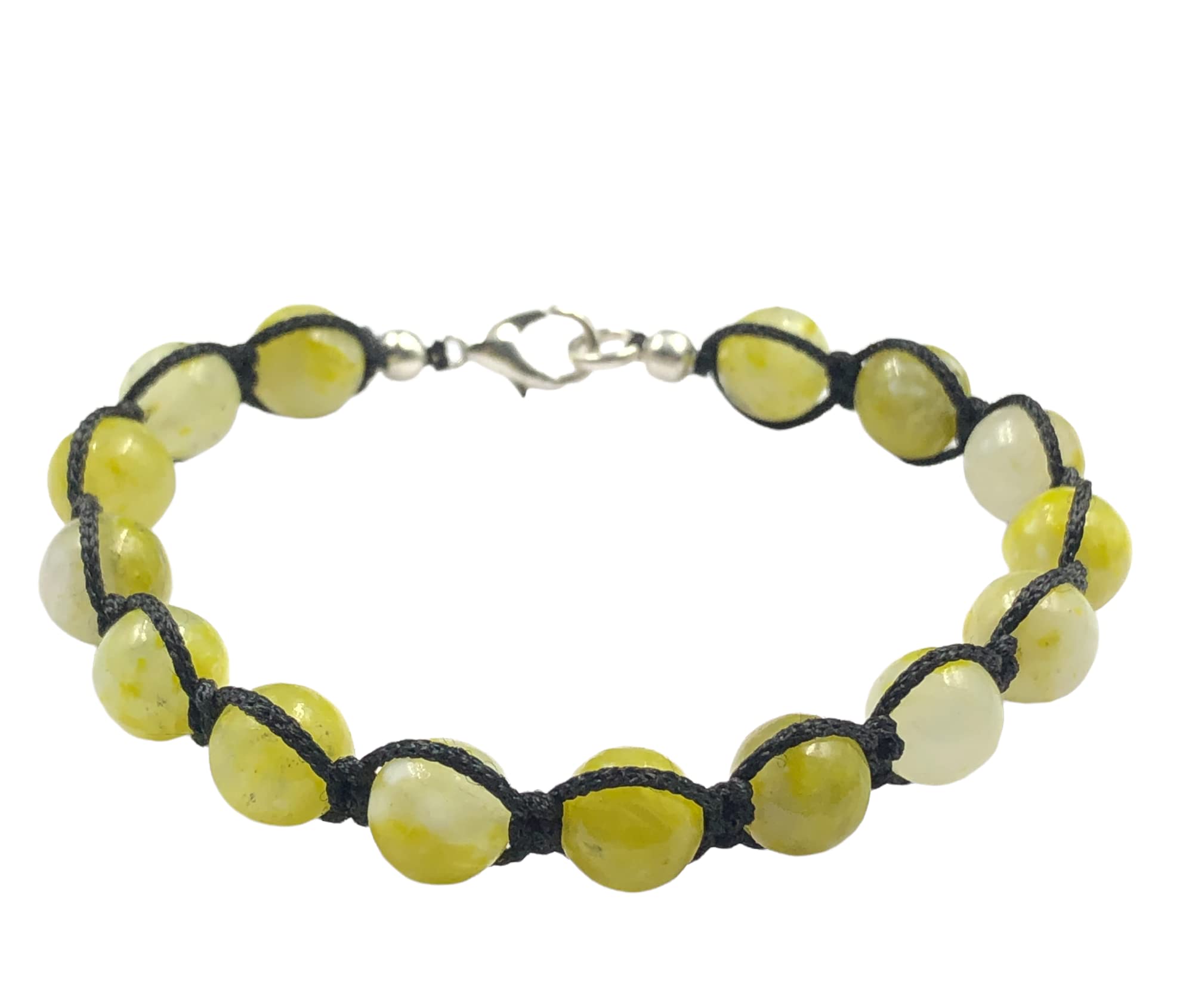 Natural Healing Power Serpentine Gemstone Crystal Beads Unisex Bracelet - 8mm Handmade Yoga & Meditation Cuff, Boho Charm Bracelet for Reiki Healing, Anxiety Relief Gift for Men & Women | Perfect for Spiritual Practices, Stress Relief & Everyday Wear