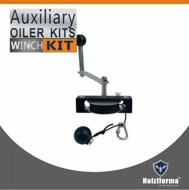 Premium Chainsaw Milling Winch Kit with Auxiliary Oiler & Ergonomic Handle - Perfect for Lumber Cutting, Woodworking, and DIY Timber Projects