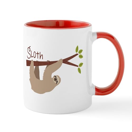 White/Red Inside - SLOTH Mugs