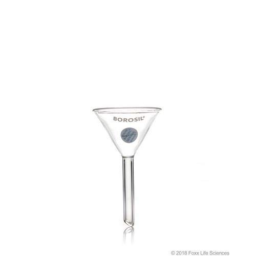 Foxx Life Sciences 6140065 - Short Stem Funnel, 50mm (60 pcs - 3 Packs of 20) - Ideal for Laboratory Experiments, Chemistry Class & Scientific Research