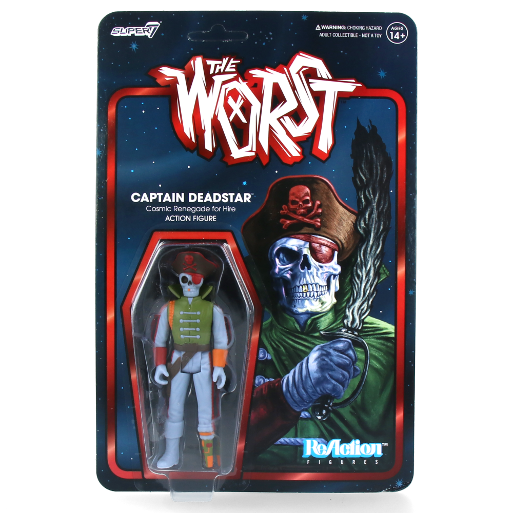 Captain Deadstar (Scum Squad) - The Worst ReAction Figures Wave 4 - Collectible Action Figure for Display & Play - Perfect for Super7 Fans & Retro Toy Collectors