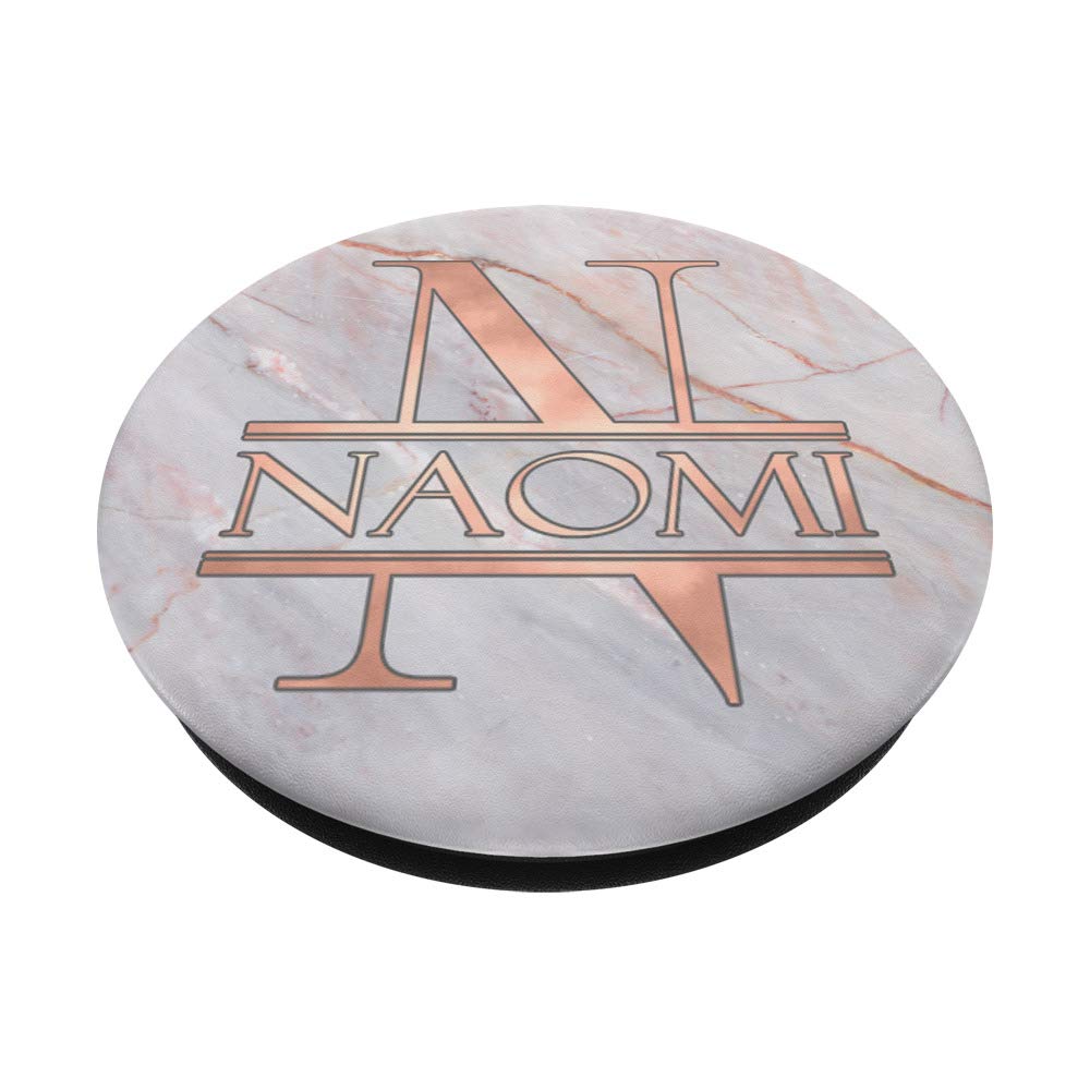 Personalized Naomi Monogram Necklace in Rose Pink - Elegant Custom Name Jewelry for Women | Perfect Gift for Birthdays, Anniversaries & Special Occasions