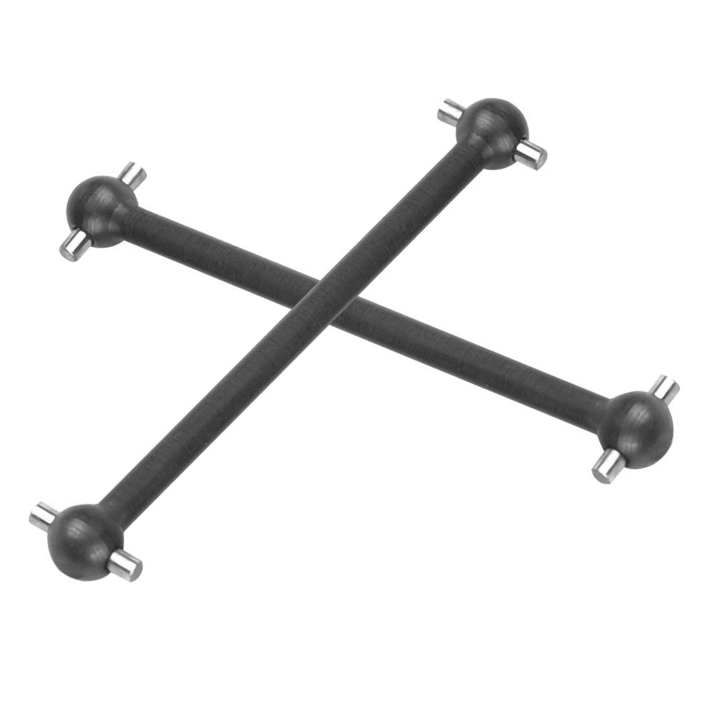 DYTWXG RC Car Drive Shaft - Black Dog Bone Transmission Shaft Replacement Part for 1/10 Scale RC Cars & Trucks - Perfect for Off-Road Bashing, Racing and Crawling