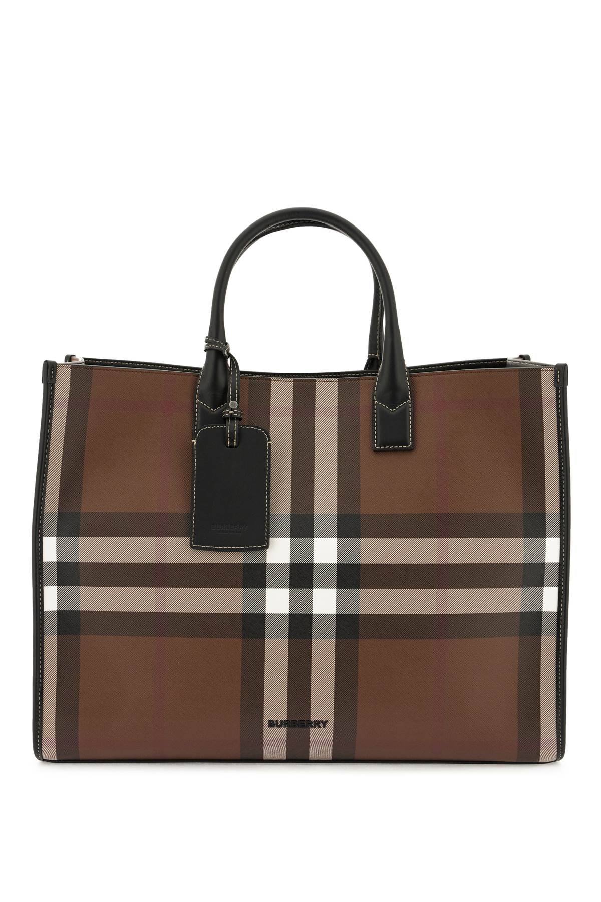 Burberry Denny Tote Bag for Women - Luxury Leather Handbag with Adjustable Strap, Perfect for Work, Travel & Everyday Use