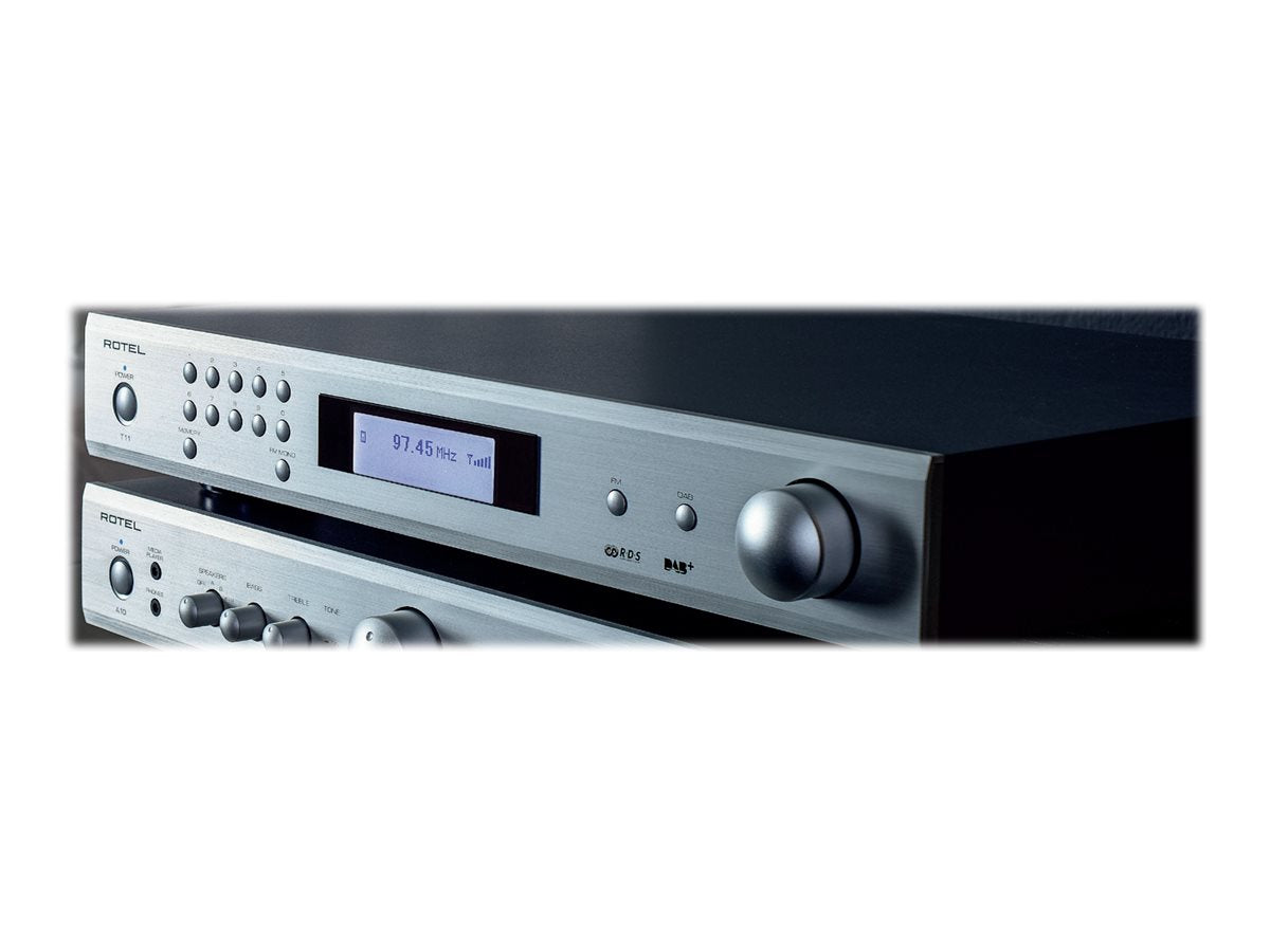 Rotel T11 FM/AM Radio Tuner - High-Fidelity Stereo Receiver for Home Audio Systems | Perfect for Music Lovers & Audiophiles in Living Rooms, Bedrooms, or Home Offices