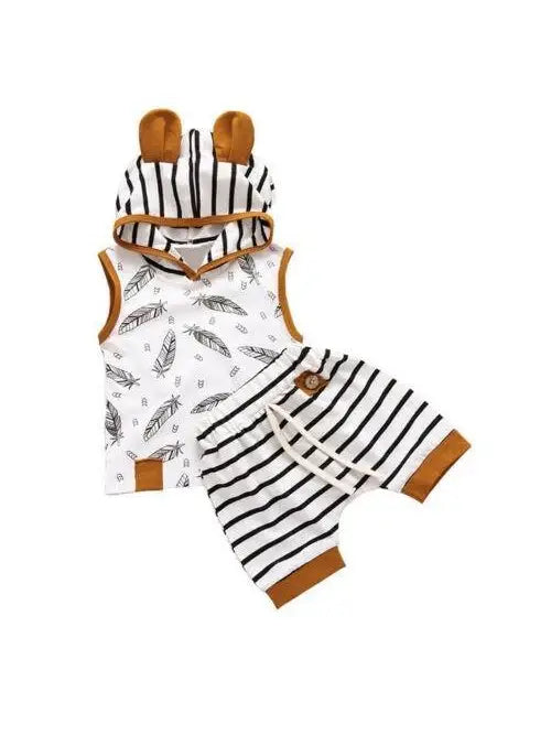 Baby Bear Outfit Set - Adorable & Cozy Bear Costume for Infants & Toddlers - Perfect for Halloween, Photo Shoots & Dress-Up Play
