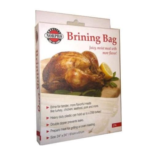 Norpro Brining Bags - Set of 3 Premium Food-Grade Brine Bags for Turkey, Chicken & Meat - Leakproof Marinating & Brining Solution for Thanksgiving, BBQ & Holiday Cooking